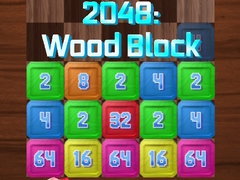 Spēle 2048: Wood Block