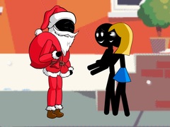 Spēle Stickman Santa