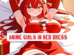 Spēle Anime Girls In Red Dress Tile Puzzle