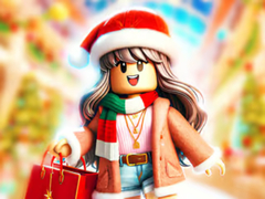 Spēle Jigsaw Puzzle: Roblox Christmas Mall