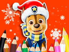 Spēle Coloring Book: PAW Patrol Christmas