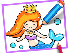 Spēle Toddler Drawing: Mermaid