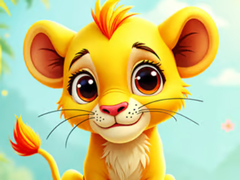 Spēle Jigsaw Puzzle: Baby Simba