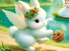 Spēle Jigsaw Puzzle: Angel Bunny