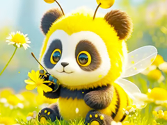 Spēle Jigsaw Puzzle: Panda Bee