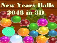 Spēle New Years Balls 2048 in 3D