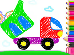 Spēle Toddler Drawing: Tanker Truck