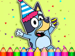 Spēle Coloring Book: Bluey's Birthday