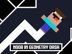 Spēle Noob in Geometry Dash