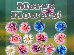 Spēle Merge Flowers!