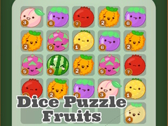 Spēle Dice Puzzle Fruits