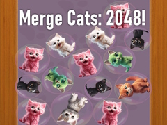 Spēle Merge Cats: 2048!