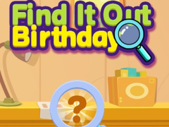 Spēle Find It Out Birthday