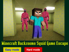 Spēle Minecraft Backrooms Squid Game Escape