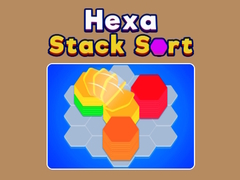 Spēle Hexa Stack Sort