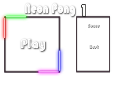 Spēle Neon Pong 1