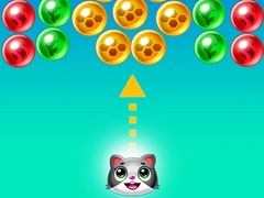 Spēle Save the cats Bubble shooter