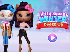 Spēle Kitty Squad Winter Dress Up