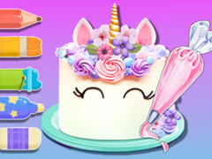 Spēle Coloring Book: Unicorn Cake