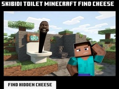 Spēle Skibidi Toilet Minecraft Find Cheese