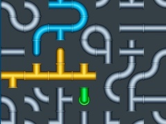 Spēle Connect The Pipes Water Puzzle