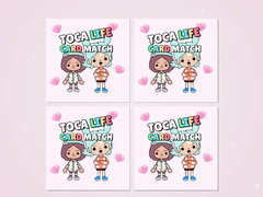 Spēle Toca Life Memory Card Match