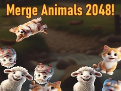 Spēle Merge Animals 2048!