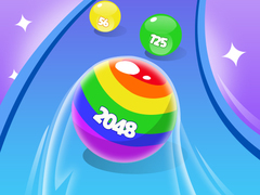 Spēle 2048 Run Gorgeous Balls