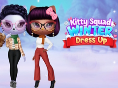 Spēle Kitty Squad Winter Dress up