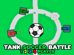 Spēle Tank Soccer Battle 1 2 3 4 Player