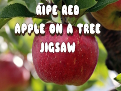 Spēle Ripe Red Apple on a Tree Jigsaw