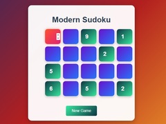 Spēle Modern Sudoku