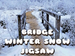 Spēle Bridge Winter Snow Jigsaw