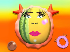 Spēle Makeup Fruits
