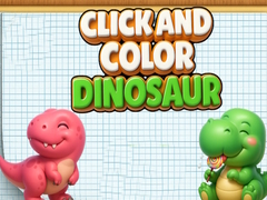 Spēle Click And Colors Dinosaurs