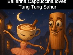 Spēle Ballerina Cappuccina loves Tung Tung Sahur