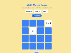 Spēle Math Match Game