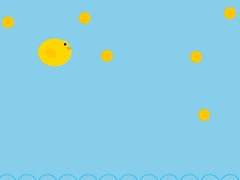 Spēle A Duck Collecting Coins