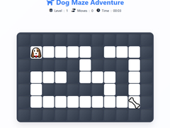 Spēle Dog Maze Adventure