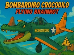 Spēle Bombardiro Crocodilo Flying Brainrot