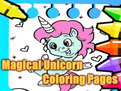 Spēle Magical Unicorn Coloring Pages