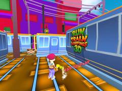 Spēle Train Surf Run 3D