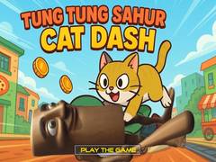 Spēle Tung Tung Sahur Cat Dash