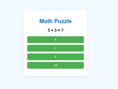 Spēle Math Puzzle