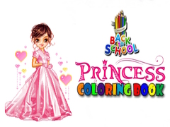 Spēle Back To School Princess Coloring Book