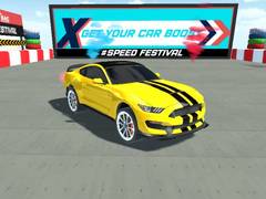 Spēle Mega Ramp Car Stunt Games 3d