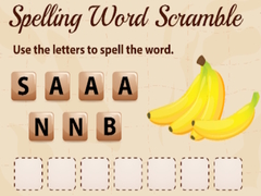 Spēle Spelling Word Scramble