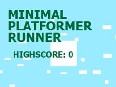 Spēle Minimal Platformer Runner