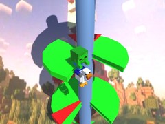 Spēle Chicken Jockey Helix Jump