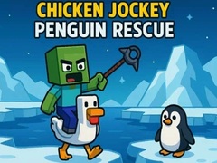 Spēle Chicken Jockey: Penguin Rescue
